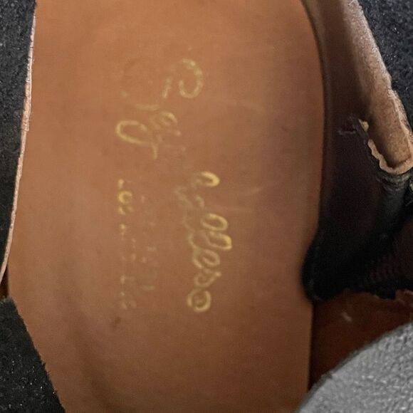 SEYCHELLES Leather Cut-Out Ankle Boots Black 9.5 - Picture 12 of 13